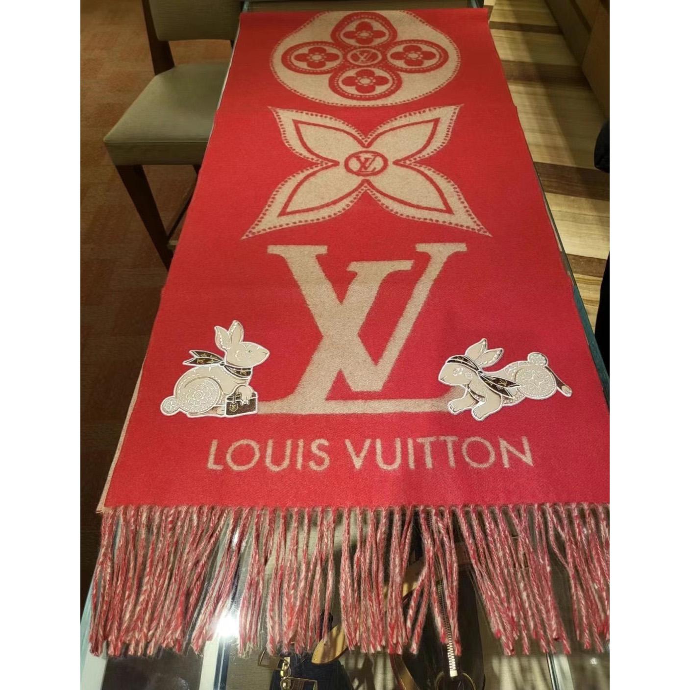 Louis Vuitton Precious Rabbit Reykjavik Scarf M78165,Hats & Scarves&Gloves