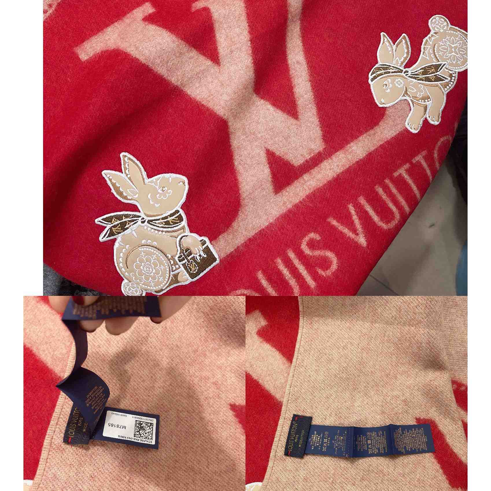 Louis Vuitton Precious Rabbit Reykjavik Scarf M78165,Hats & Scarves&Gloves