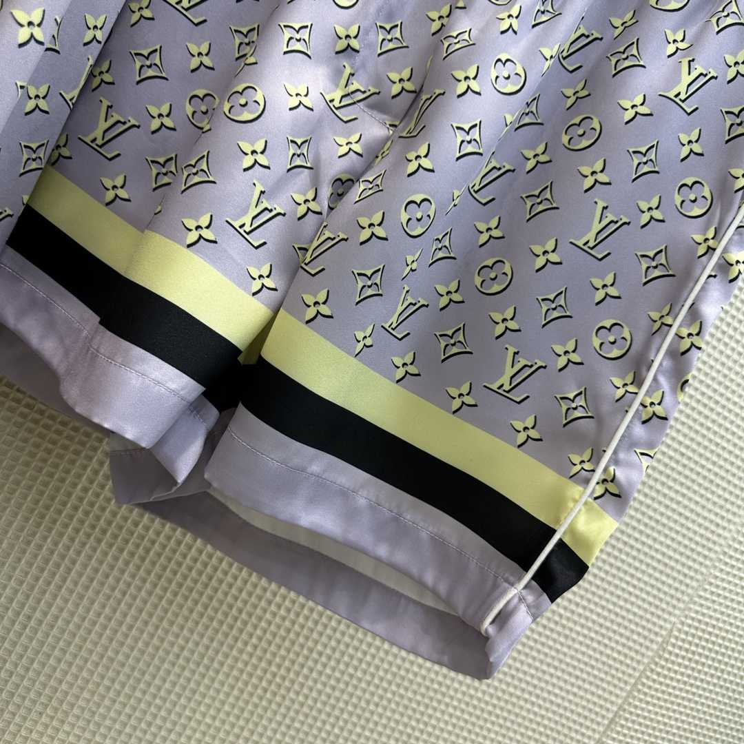 Louis Vuitton 3D Monogram Stripe Accent Pajama Shirt