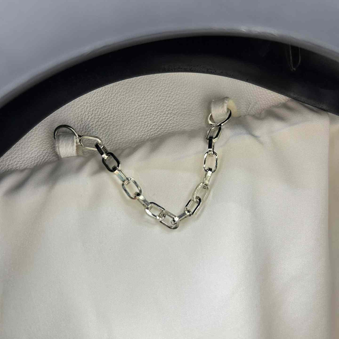 Louis Vuitton LV Ornaments Leather Blouson, White, 52
