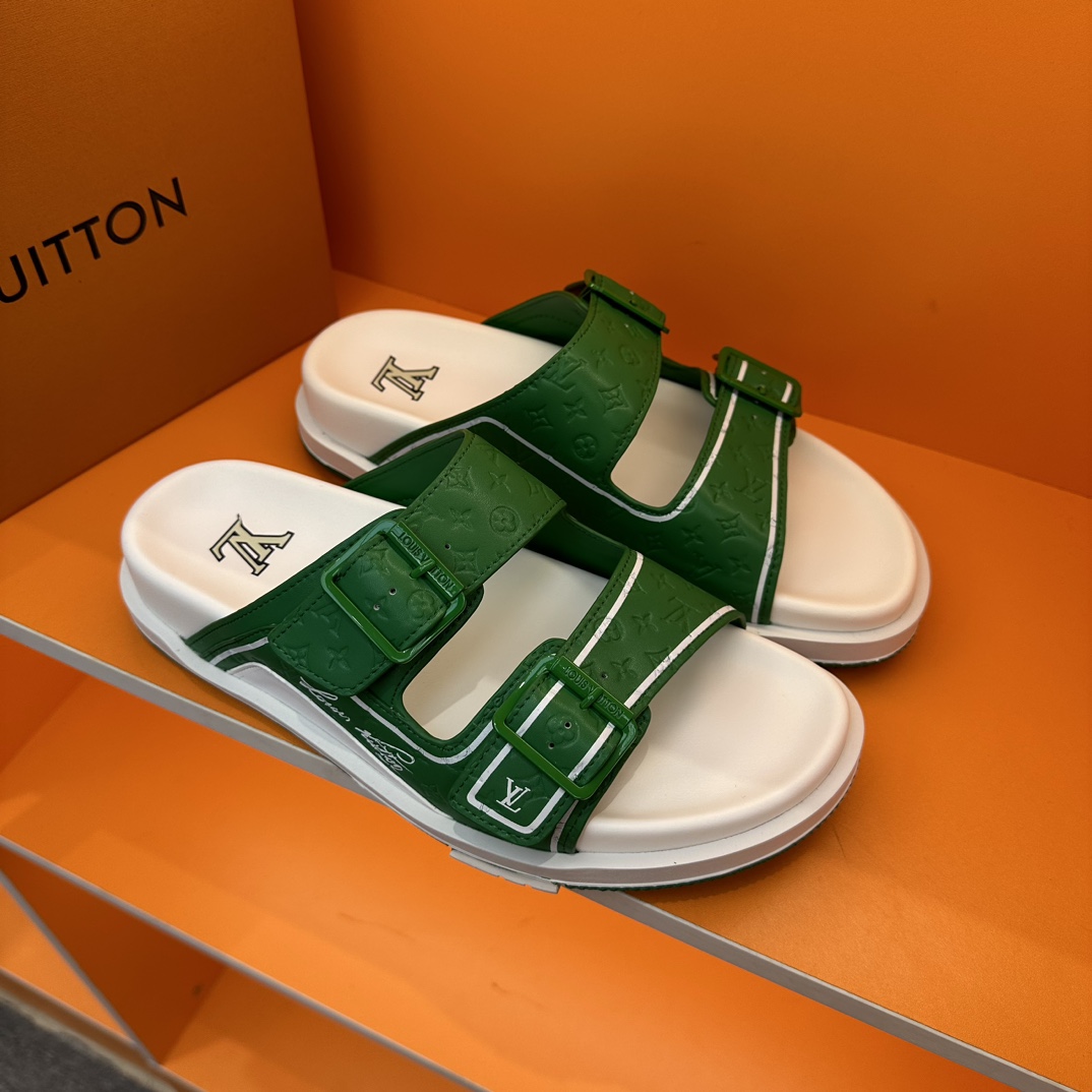 Louis Vuitton LV Trainer Mule 1AARV7,Sandals & Slides